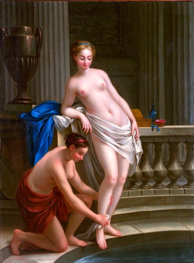 Greek Woman at the Bath by Joseph Marie Vien